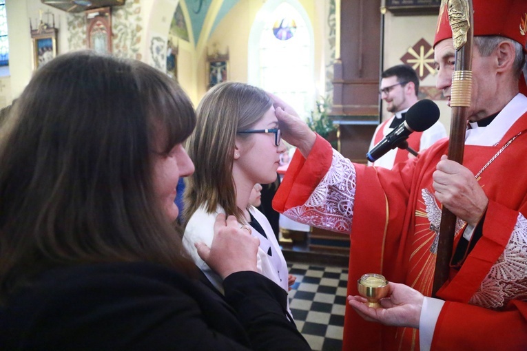 Bierzmowanie w Przecławiu