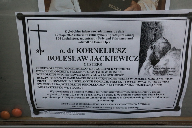 Pogrzeb o. Korneliusza Jackiewicza (1933-2023)