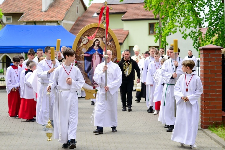 Bartoszyce. Obraz Matki Bożej Łaskawej