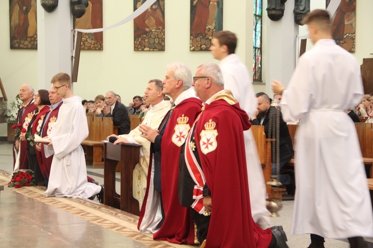 Bochnia. Wprowadzanie relikwii św. Rity do kościoła św. Pawła