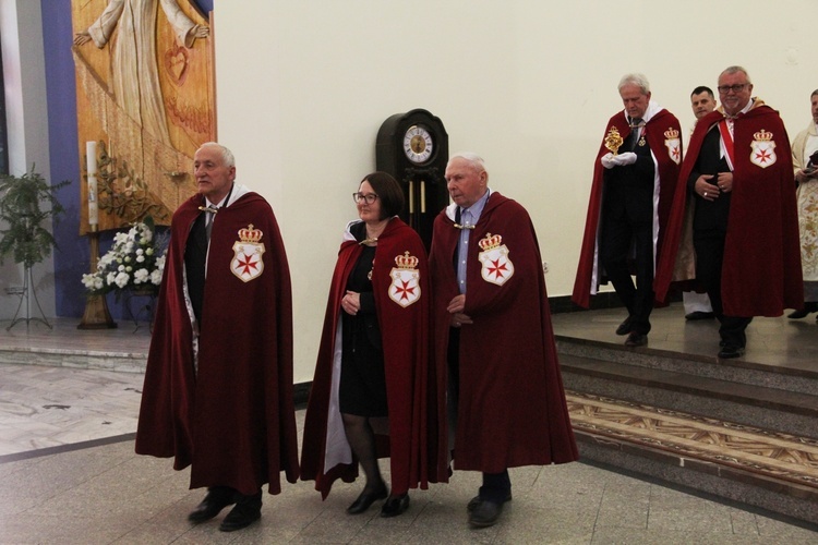 Bochnia. Wprowadzanie relikwii św. Rity do kościoła św. Pawła