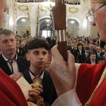 Bierzmowanie w kościele św. Jakuba w Tuchowie