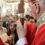 Bierzmowanie w kościele św. Jakuba w Tuchowie