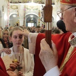 Bierzmowanie w kościele św. Jakuba w Tuchowie