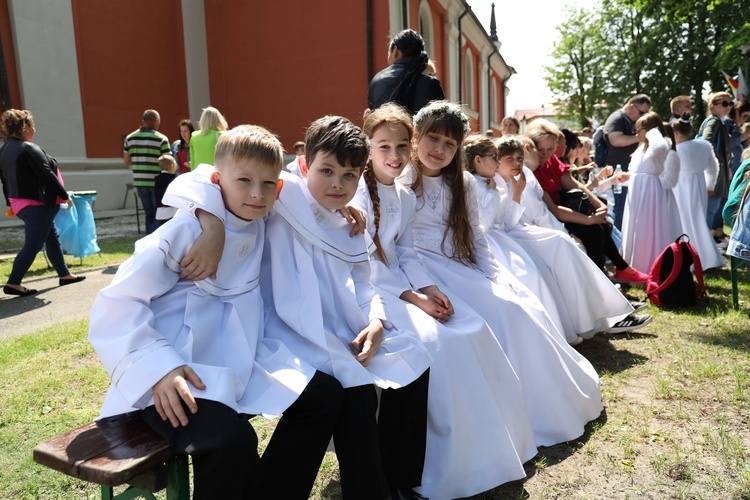 Pielgrzymka dzieci komunijnych do Janowa Lubelskiego