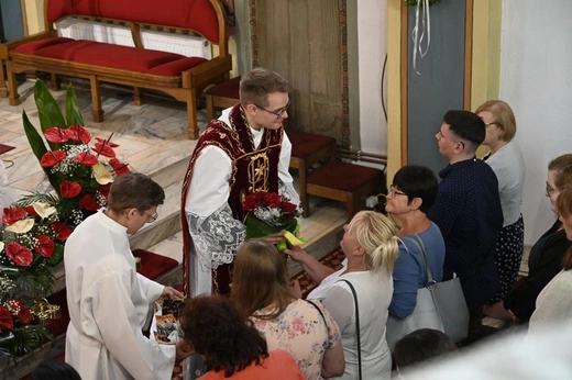 Prymicyjna Msza św. ks. Michała Juraszczyka w Zebrzydowicach