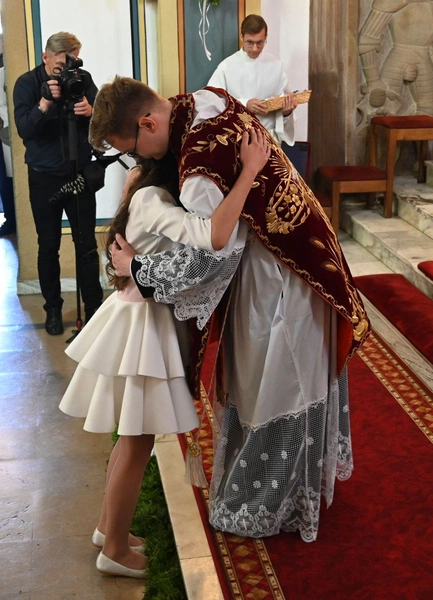 Prymicyjna Msza św. ks. Michała Juraszczyka w Zebrzydowicach