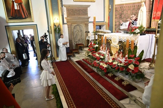 Prymicyjna Msza św. ks. Michała Juraszczyka w Zebrzydowicach
