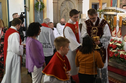 Prymicyjna Msza św. ks. Michała Juraszczyka w Zebrzydowicach
