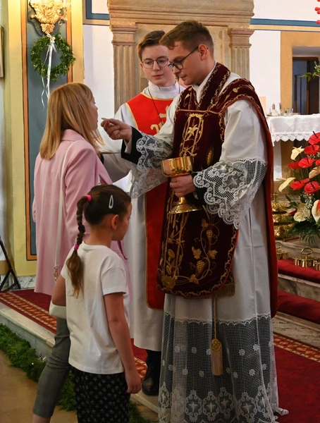Prymicyjna Msza św. ks. Michała Juraszczyka w Zebrzydowicach