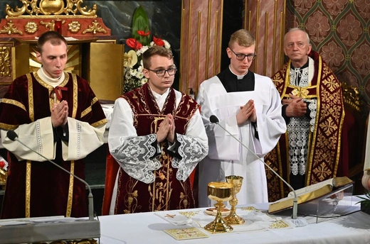 Prymicyjna Msza św. ks. Michała Juraszczyka w Zebrzydowicach