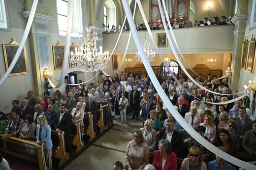 Prymicyjna Msza św. ks. Michała Juraszczyka w Zebrzydowicach
