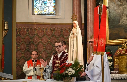 Prymicyjna Msza św. ks. Michała Juraszczyka w Zebrzydowicach