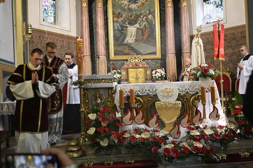 Prymicyjna Msza św. ks. Michała Juraszczyka w Zebrzydowicach