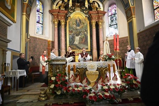 Prymicyjna Msza św. ks. Michała Juraszczyka w Zebrzydowicach