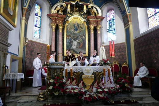 Prymicyjna Msza św. ks. Michała Juraszczyka w Zebrzydowicach