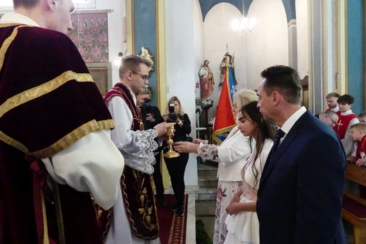 Prymicyjna Msza św. ks. Michała Juraszczyka w Zebrzydowicach