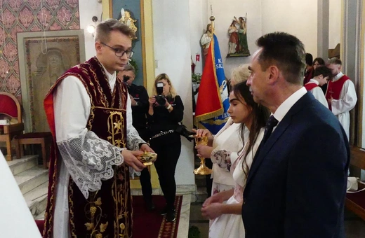 Prymicyjna Msza św. ks. Michała Juraszczyka w Zebrzydowicach