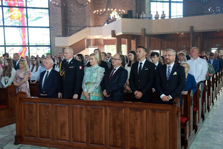 Rypin. Wprowadzenie relikwii bł. J. Popiełuszki