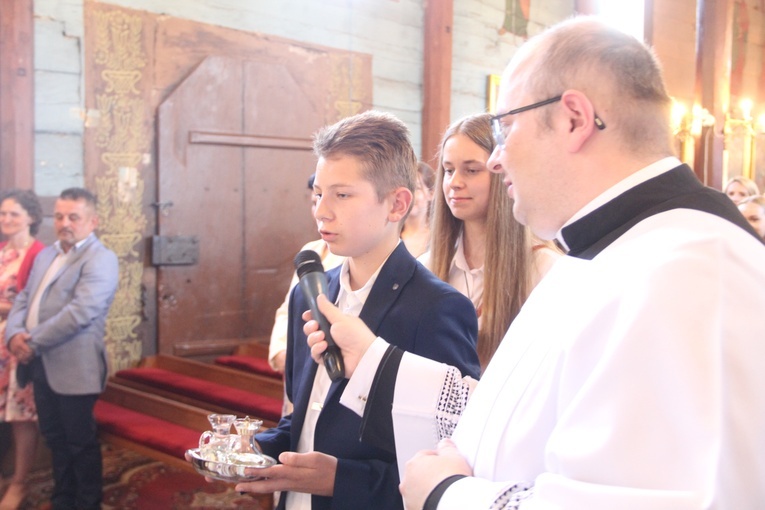 Bierzmowanie w Pogwizdowie