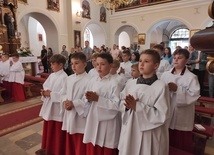 Nowi ministranci w parafii Żegocina