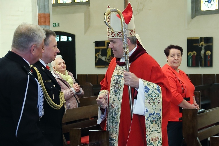 Straż Pożarna - uroczystości w katedrze