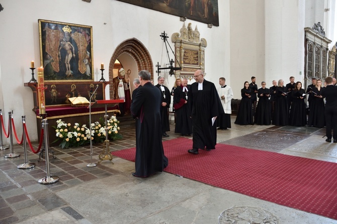Ekumeniczna modlitwa w bazylice Mariackiej