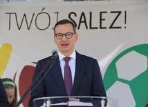 Premier na otwarciu boisk Salezu