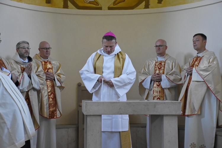 Poświęcenie kościoła w monasterze