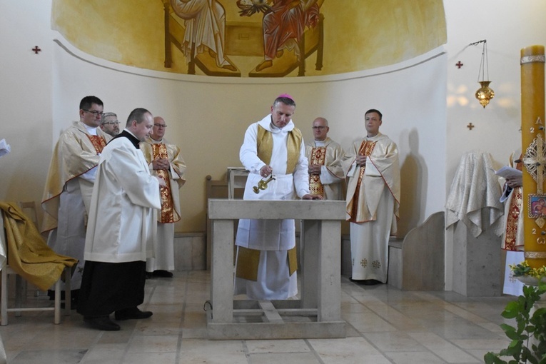 Poświęcenie kościoła w monasterze