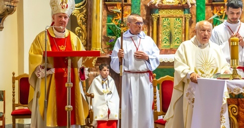 Niemcy i Czesi u grobu błogosławionego