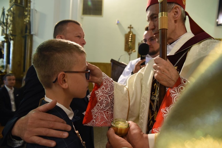 Bierzmowanie w Łapczycy
