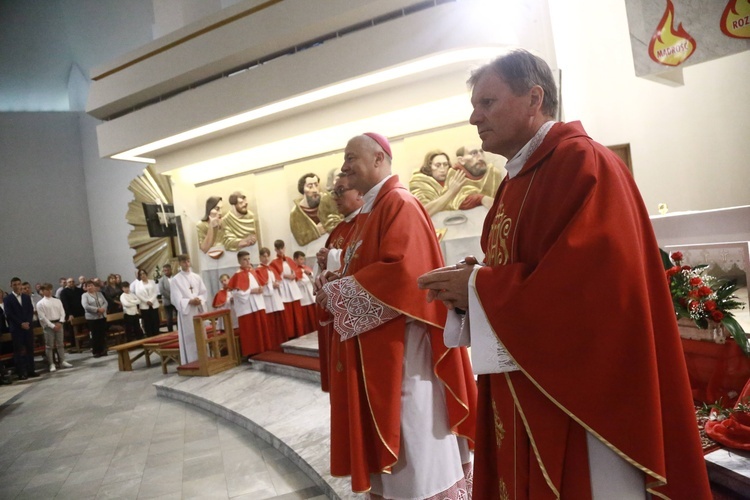 Bierzmowanie w Moszczenicy