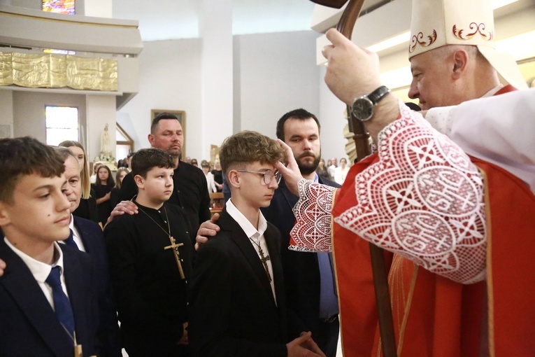 Bierzmowanie w Moszczenicy