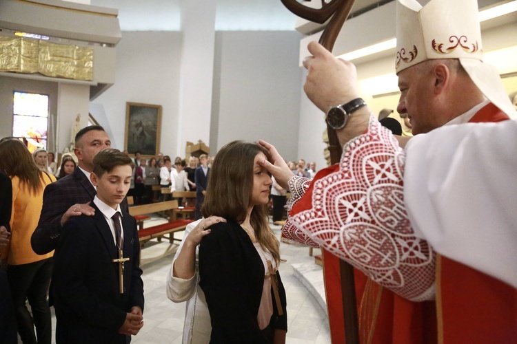Bierzmowanie w Moszczenicy