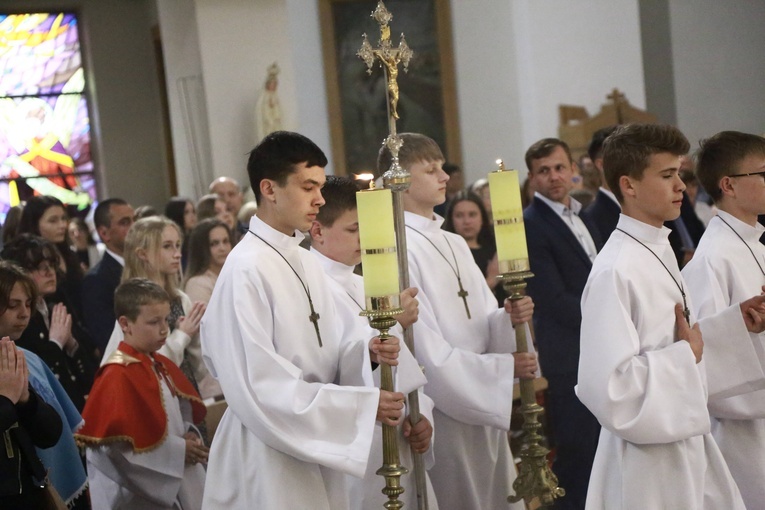 Bierzmowanie w Moszczenicy