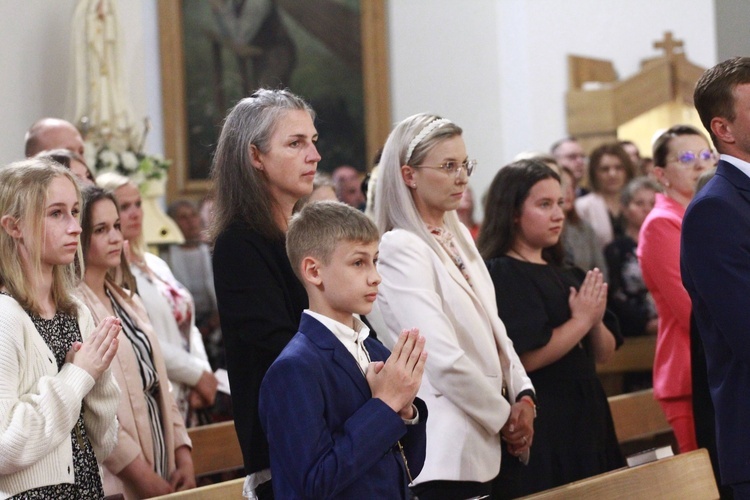 Bierzmowanie w Moszczenicy