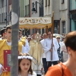 Procesja eucharystyczna na ulicach Głogowa