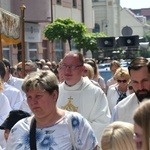 Procesja eucharystyczna na ulicach Głogowa