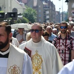 Procesja eucharystyczna na ulicach Głogowa