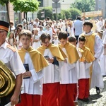 Procesja eucharystyczna na ulicach Głogowa