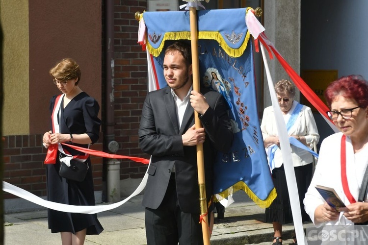 Procesja eucharystyczna na ulicach Głogowa