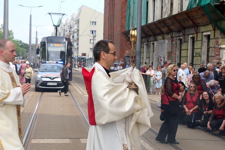 Centralna procesja Bożego Ciała we Wrocławiu 2023