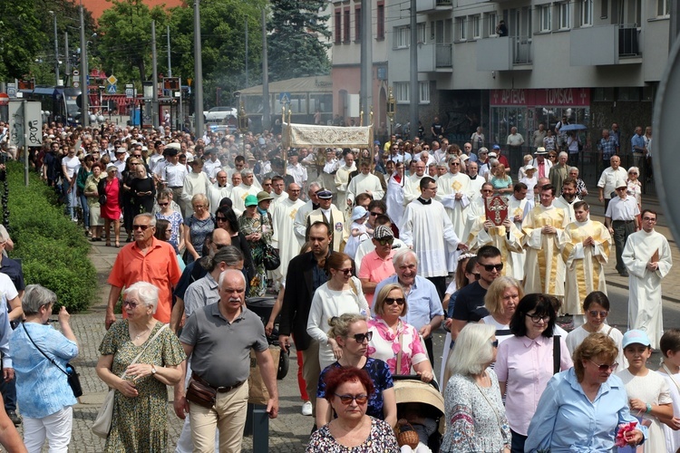 Centralna procesja Bożego Ciała we Wrocławiu 2023