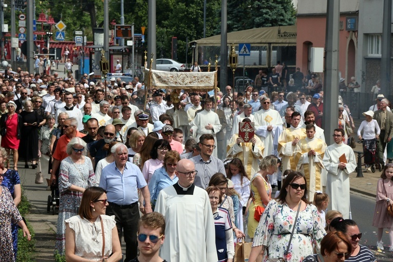 Centralna procesja Bożego Ciała we Wrocławiu 2023