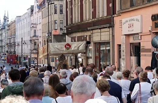 Procesja Bożego Ciała na gliwickiej starówce