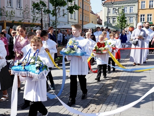 Procesja Bożego Ciała na gliwickiej starówce