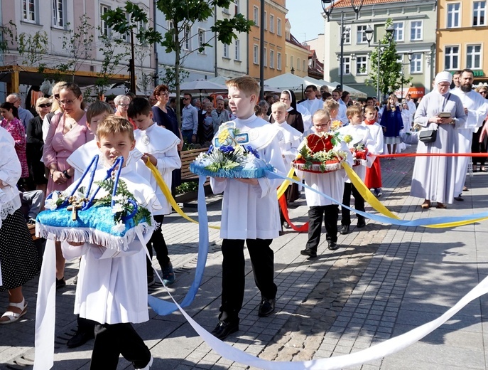 Procesja Bożego Ciała na gliwickiej starówce