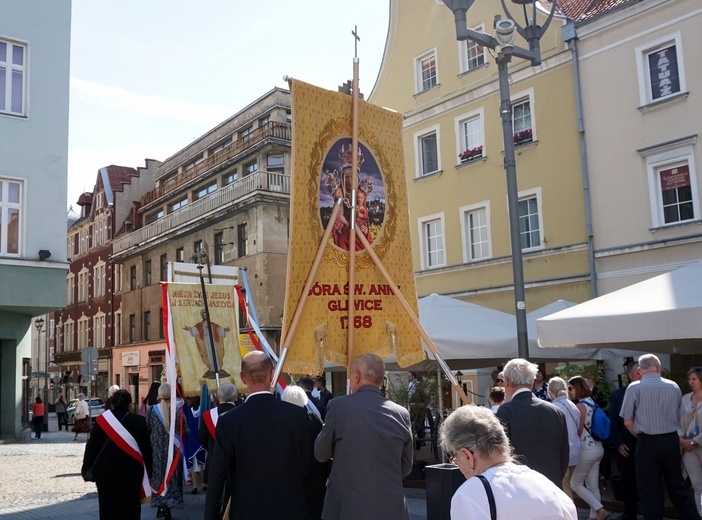 Procesja Bożego Ciała na gliwickiej starówce