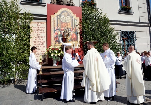 Procesja Bożego Ciała na gliwickiej starówce